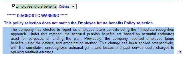 6. Employee future benefits
