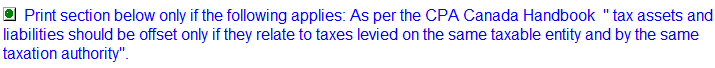 5. Summary Future Income Tax Toggle