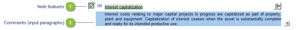 Interest capitalization policy