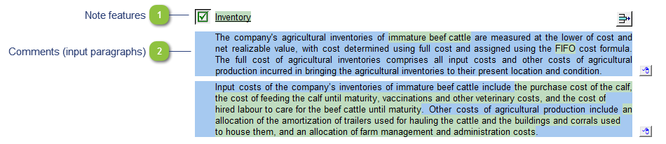 Inventory - agricultural measured at cost