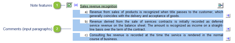 Sales revenue recognition policy