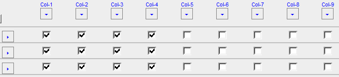 8. Switch column(s) on/off