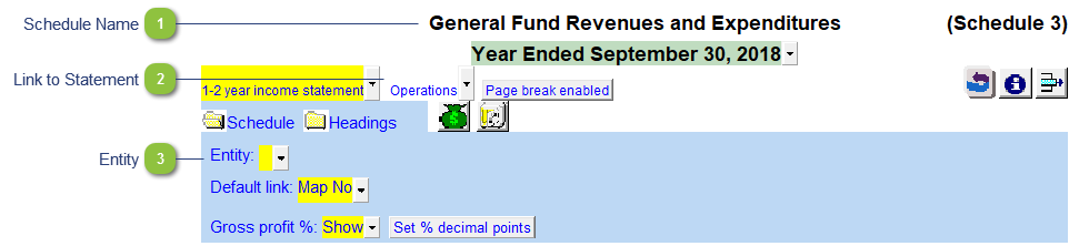 Applying the Funds To Schedules