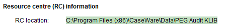 4. Resource centre (RC) information