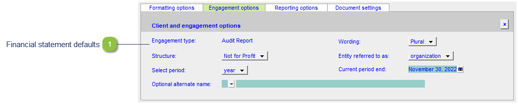 Engagement options