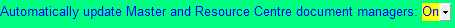 3. Automatically Update document manager