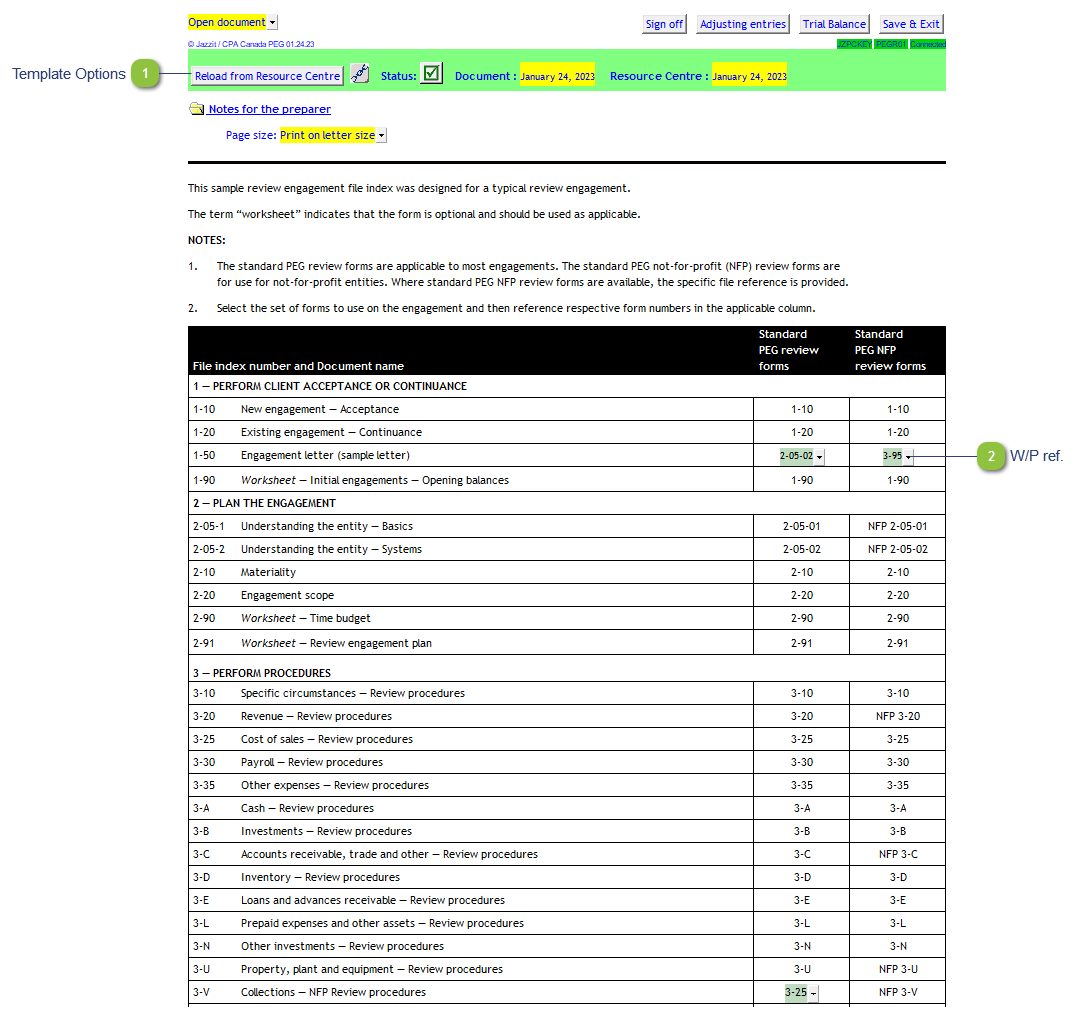 Review file index — [Sample] (R01)