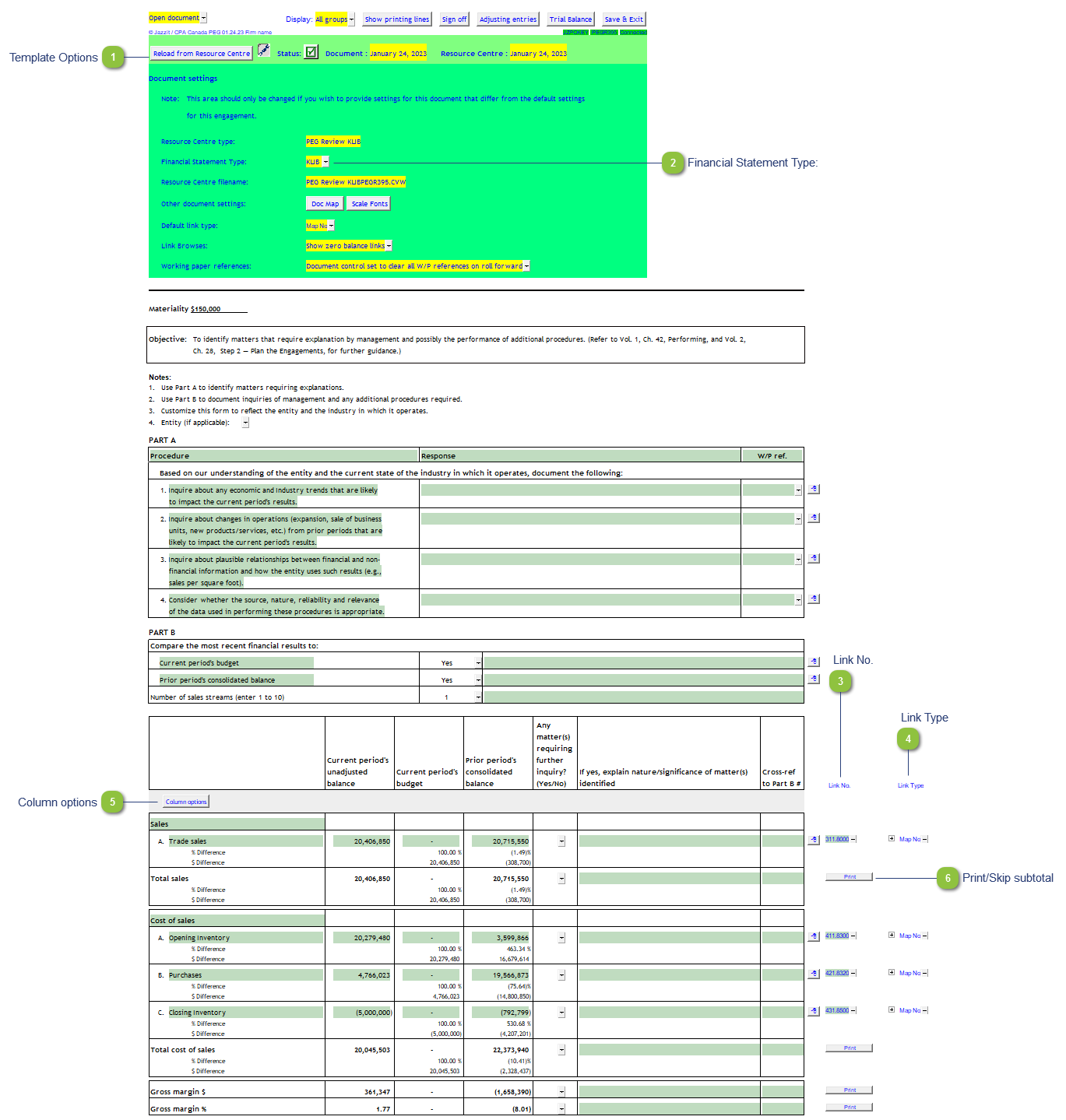 Worksheet - Analytical review (3-95)